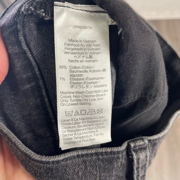 Madewell Perfect Vintage Lunar Wash Frayed Hem Jeans Shorts US Women's 23 - Picture 7 of 7